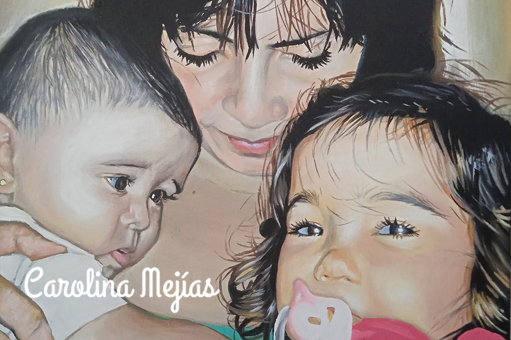 pintora profesional de retratos en las palmas de gran canaria